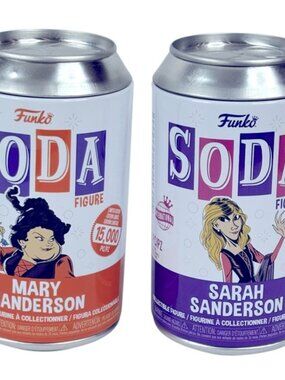 Funko Limited Edition Mary The Chase  Sarah Sanderson Hocus Pocus Soda Figures